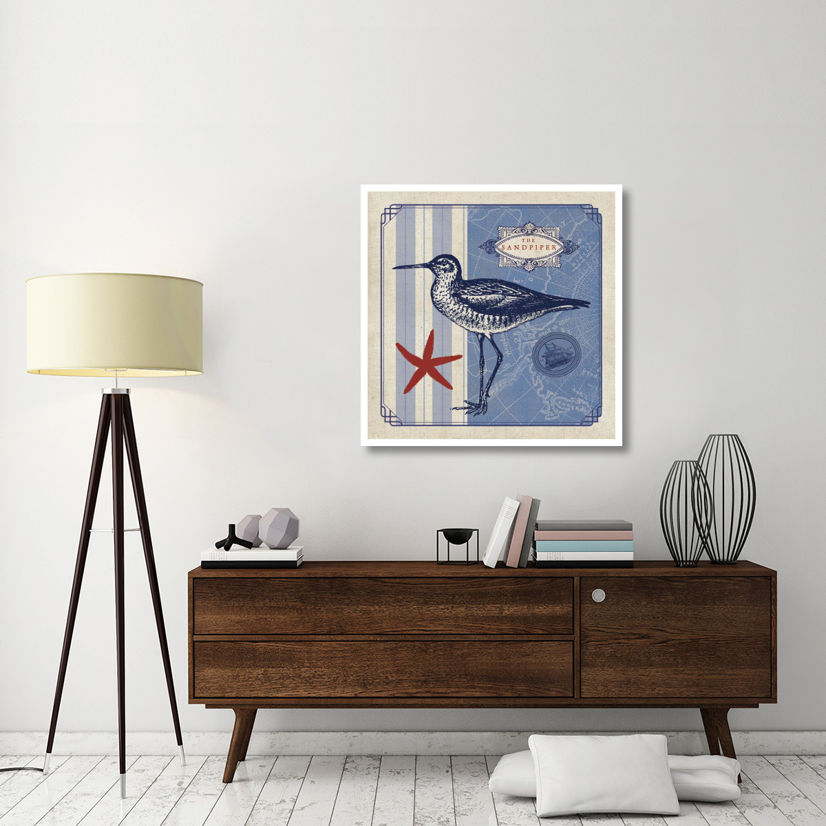 Sea Bird II -Paper Art-38&quotx38"