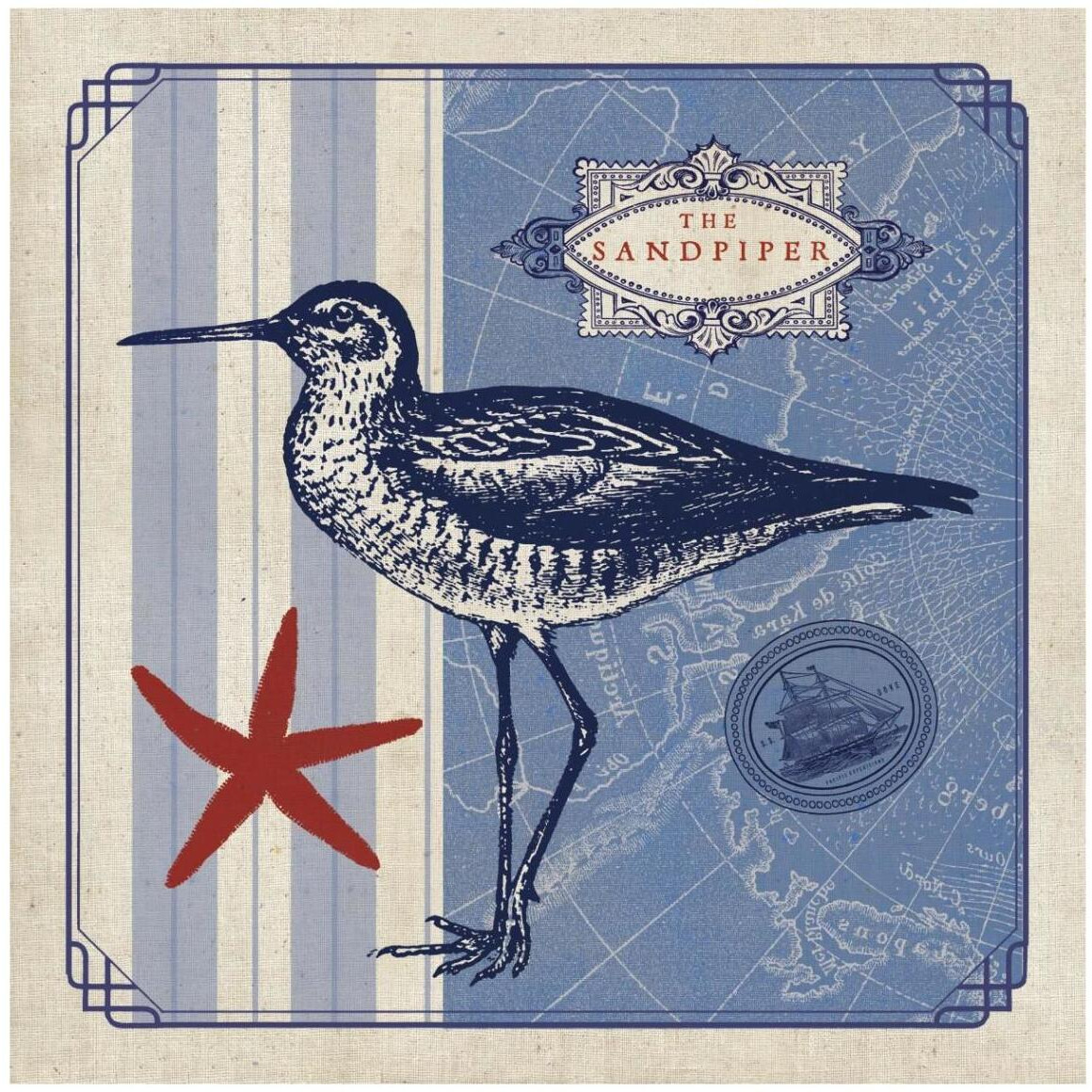 Sea Bird II -Paper Art-42&quotx42"