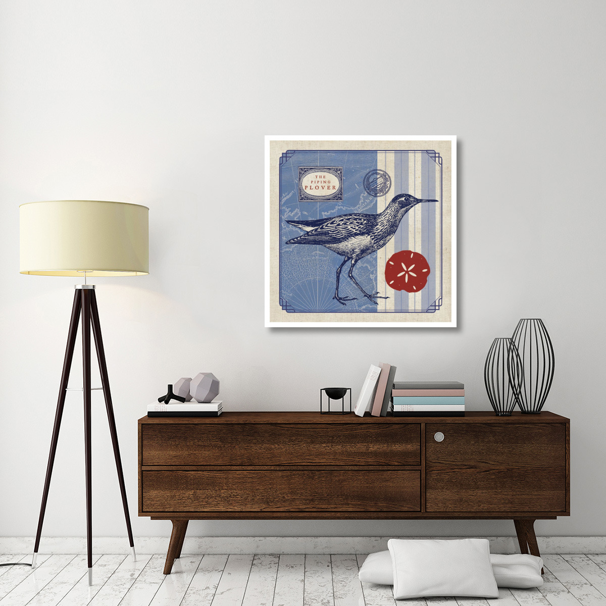 Sea Bird I -Paper Art-38&quotx38"
