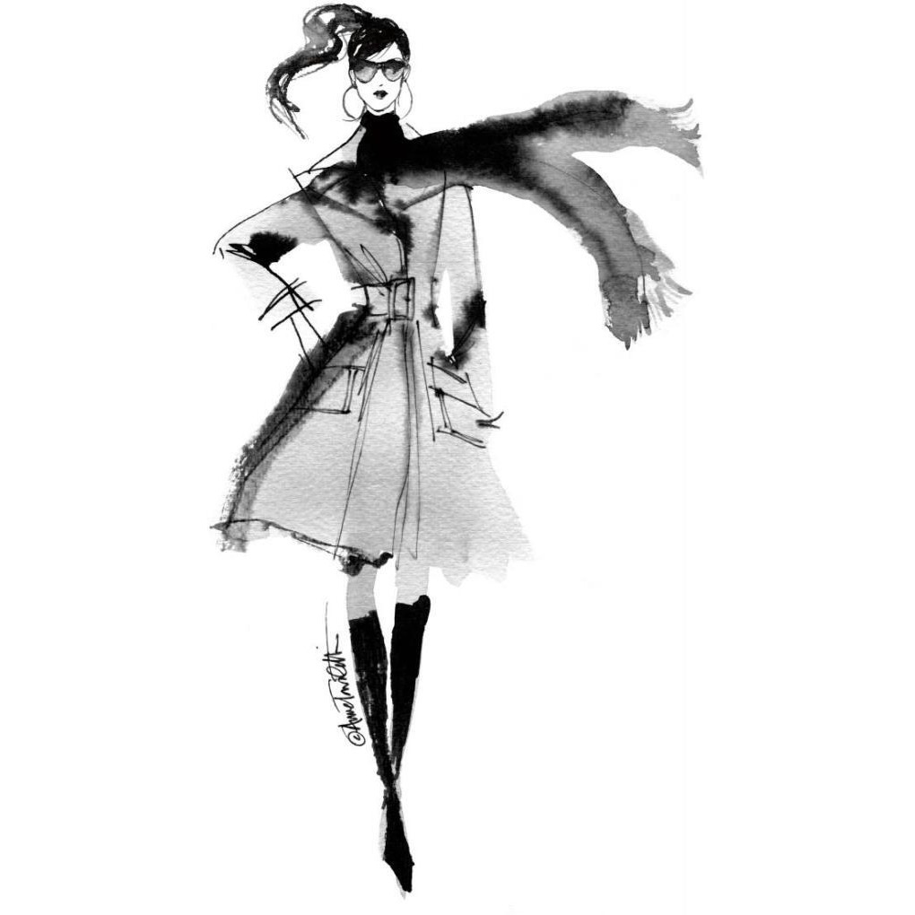 Modern Fashion I -Paper Art-22&quotx26"