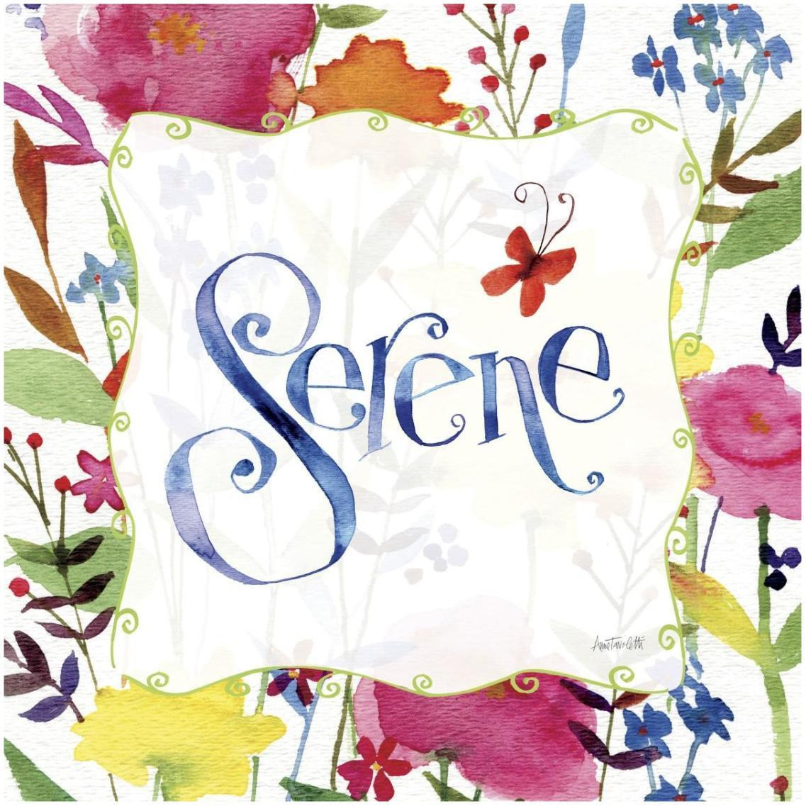 Serene -Paper Art-32&quotx32"