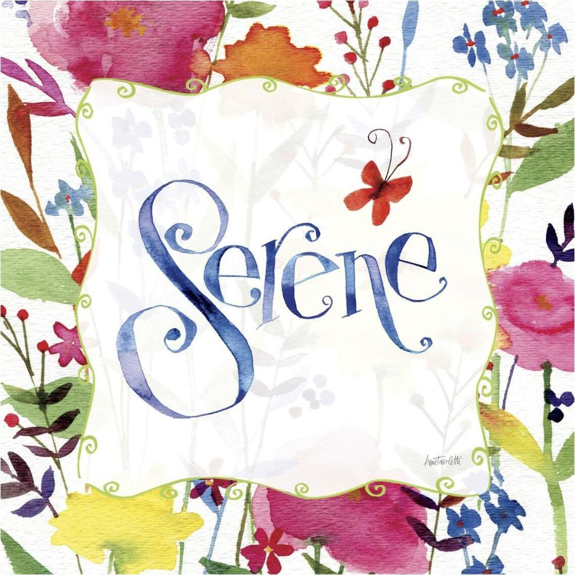 Serene -Paper Art-38&quotx38"