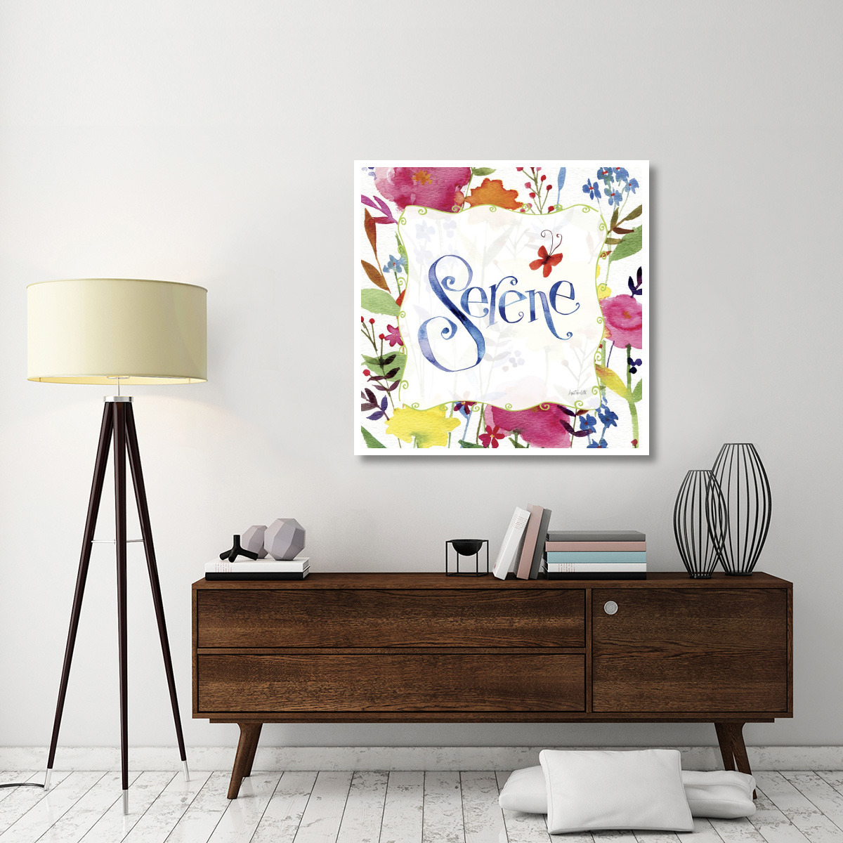 Serene -Paper Art-42&quotx42"