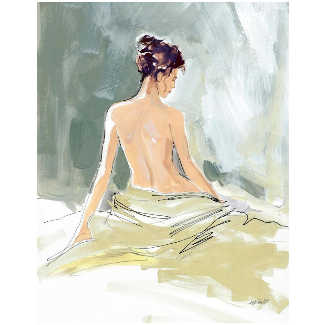 Nude I -Paper Art-18&quotx22"