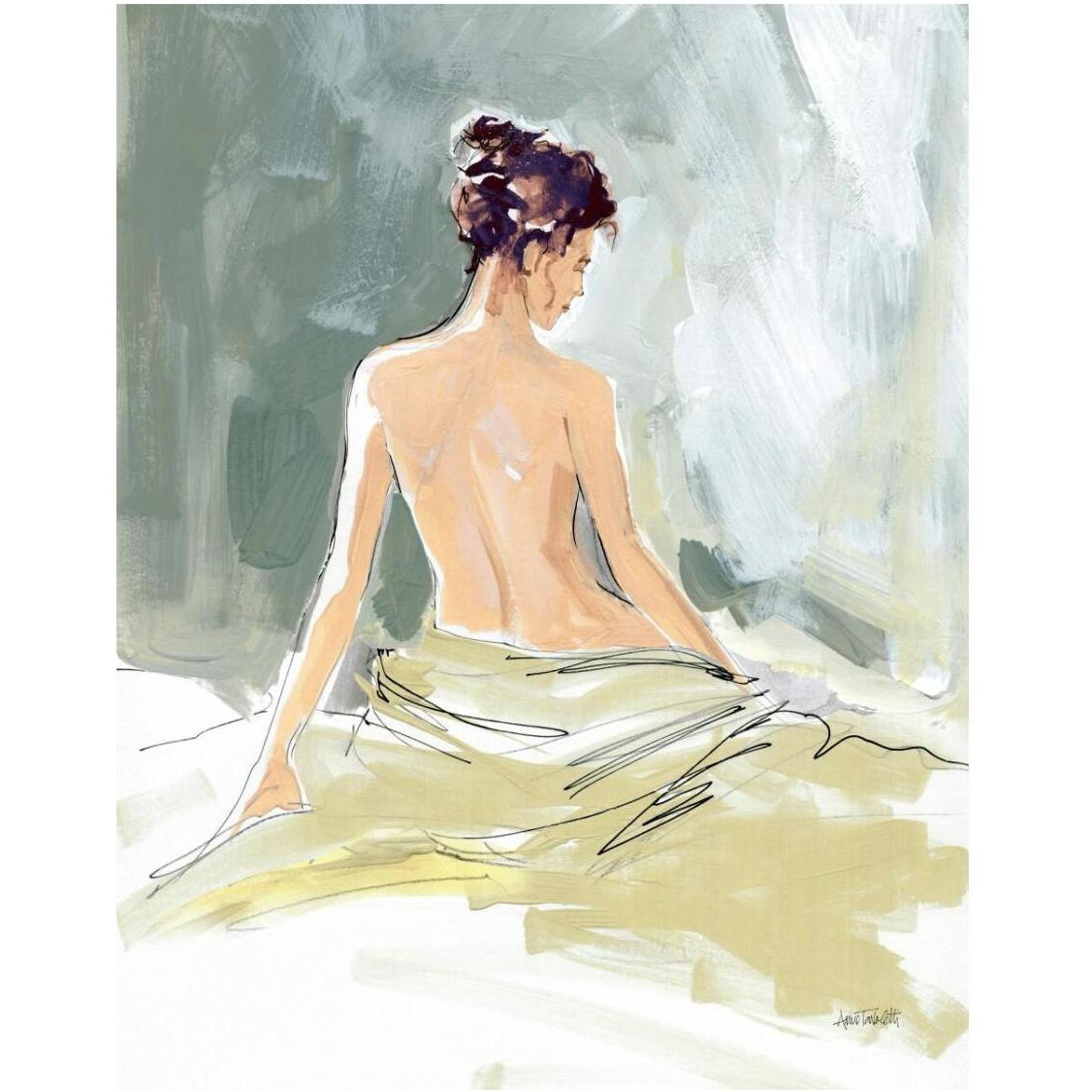 Nude I -Paper Art-24&quotx30"