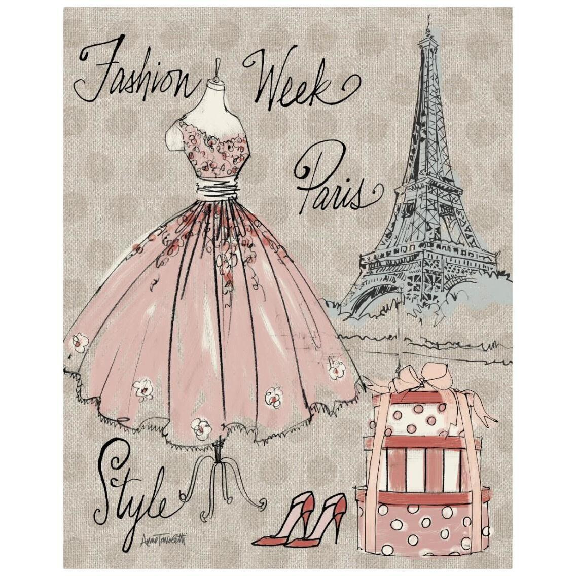 Fashion Week III -Paper Art-22&quotx26"