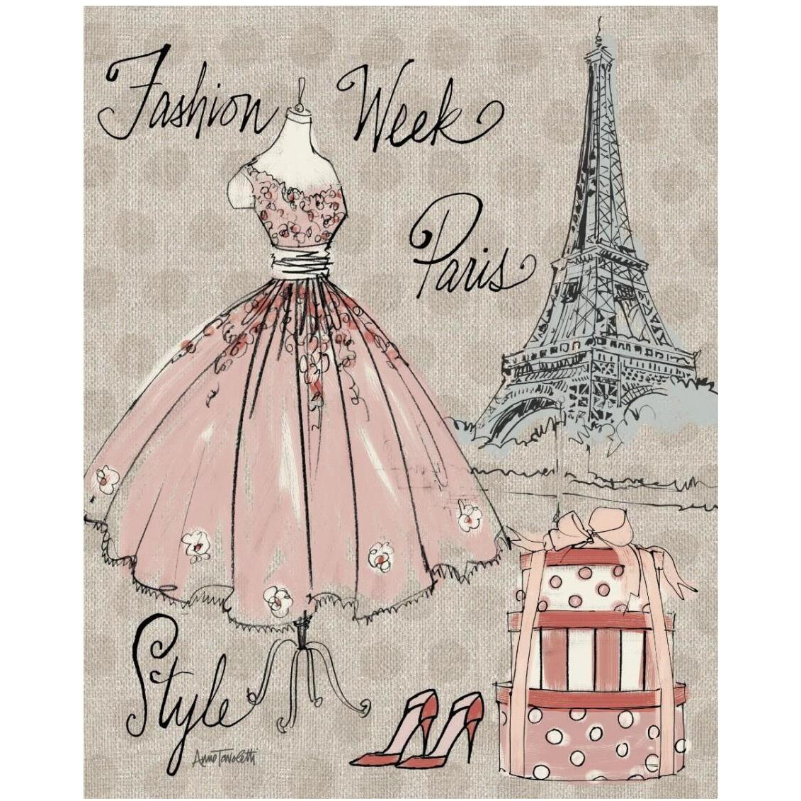 Fashion Week III -Paper Art-24&quotx30"