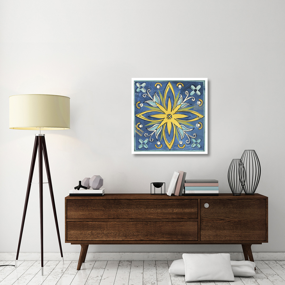 Tuscan Sun Tile I Color -Paper Art-32&quotx32"