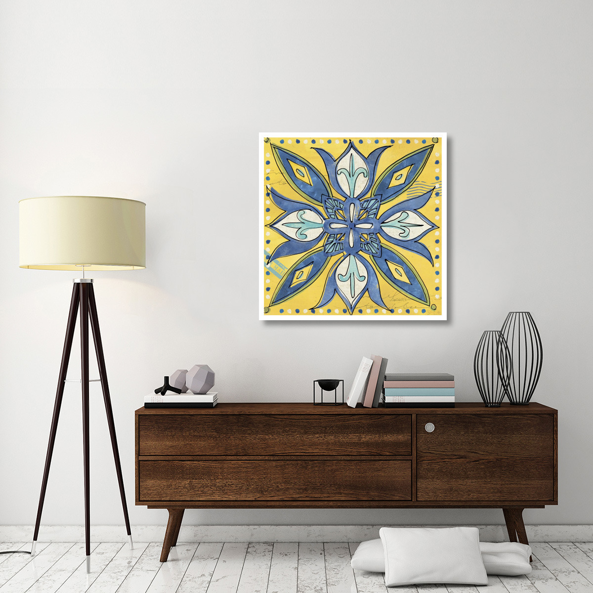 Tuscan Sun Tile II Color -Paper Art-38&quotx38"