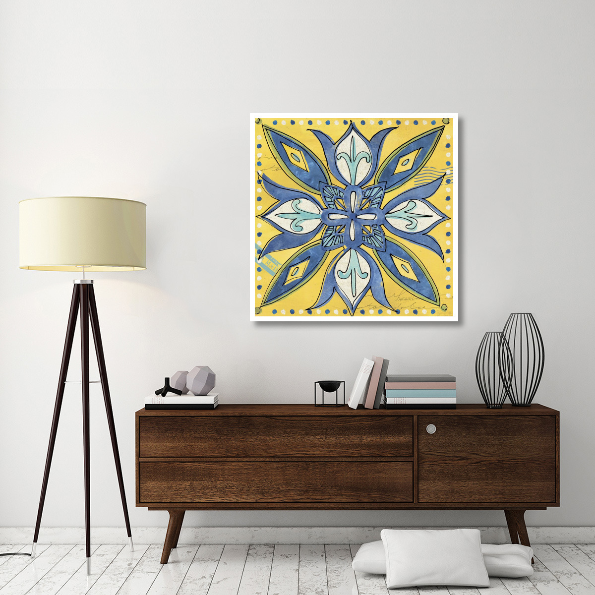 Tuscan Sun Tile II Color -Paper Art-42&quotx42"