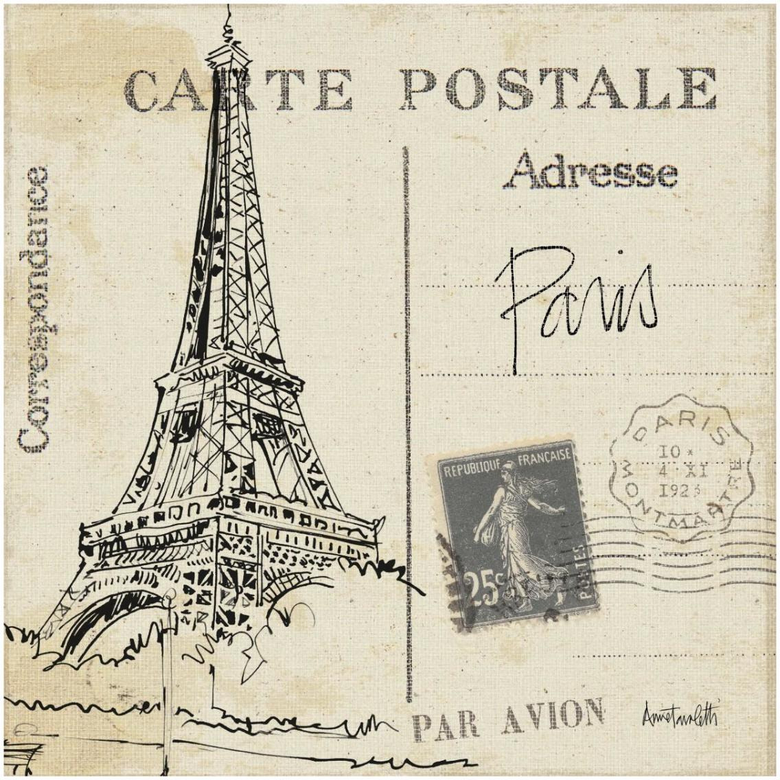 Postcard Sketches III -Paper Art-32&quotx32"