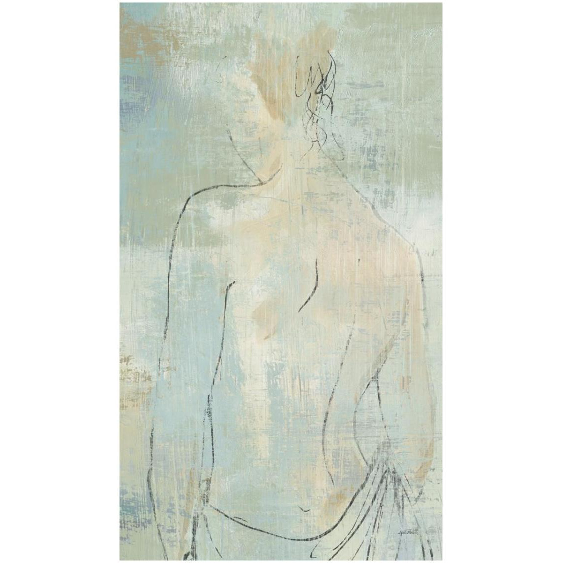 Beauty in the Mist II Panel Crop -Paper Art-19.4&quotx32"