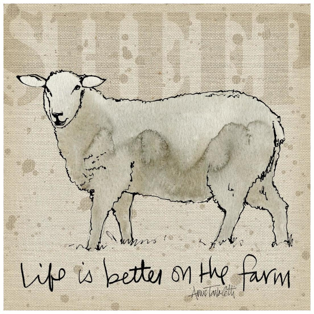Farm Life IV -Paper Art-20&quotx20"