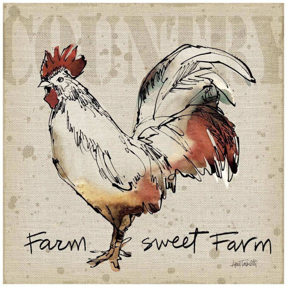 Farm Life V -Paper Art-20&quotx20"