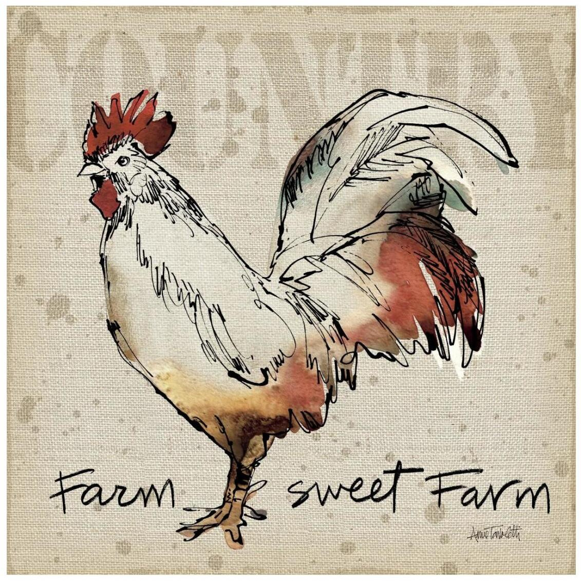 Farm Life V -Paper Art-26&quotx26"