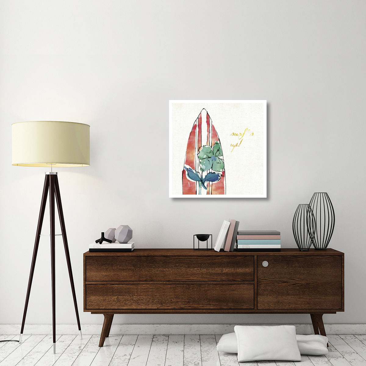 Surfs Up IX -Paper Art-32&quotx32"