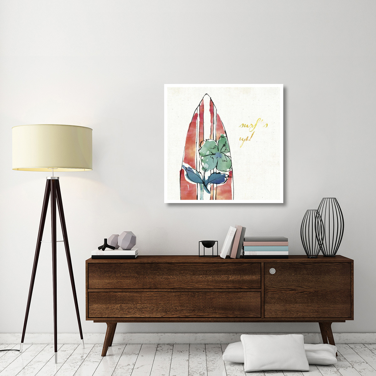 Surfs Up IX -Paper Art-38&quotx38"