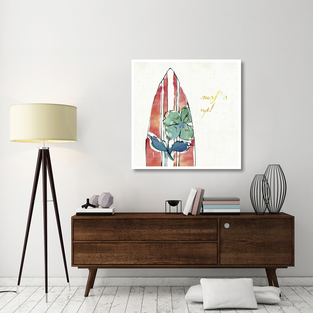 Surfs Up IX -Paper Art-42&quotx42"