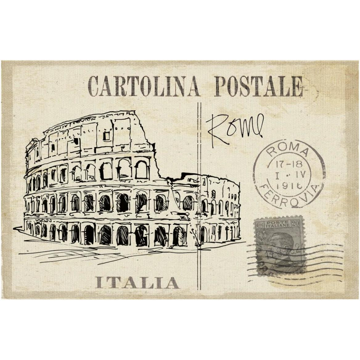 Postcard Sketches III v2 -Paper Art-62&quotx42"