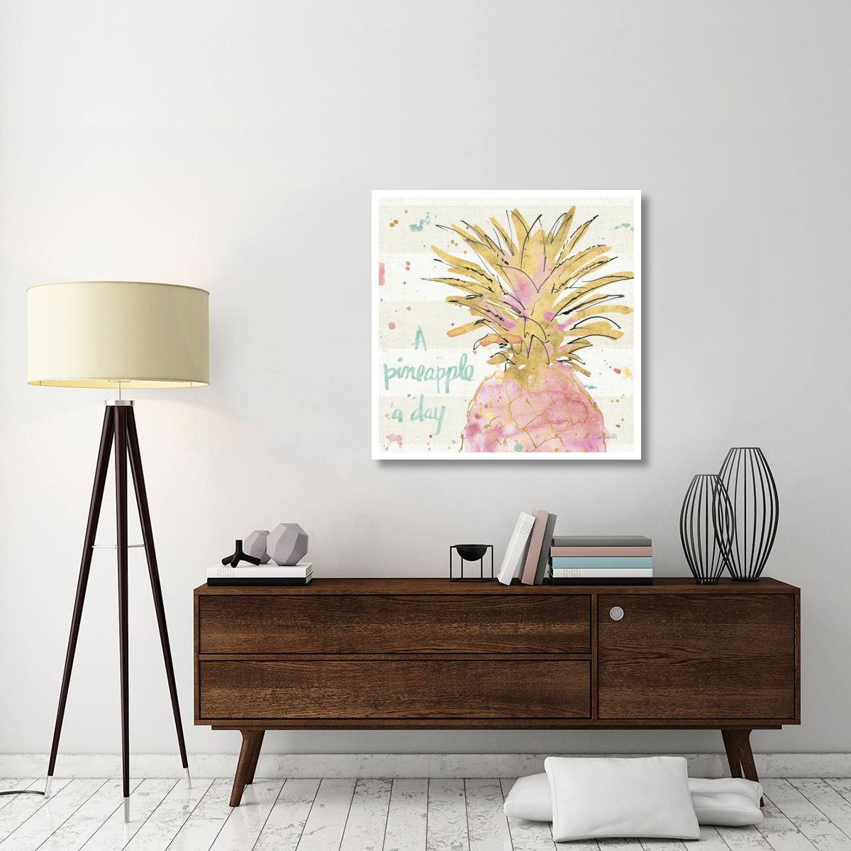Flamingo Fever V -Paper Art-38&quotx38"