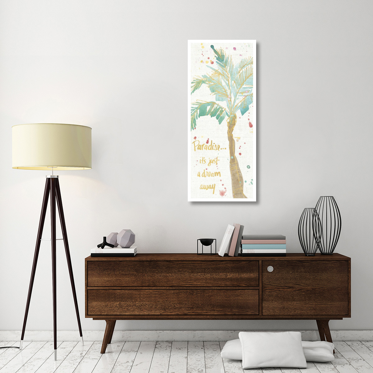 Flamingo Fever IX -Paper Art-22&quotx52"