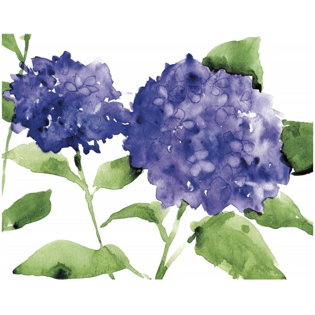 Bright Hydrangeas -Paper Art-22&quotx18"