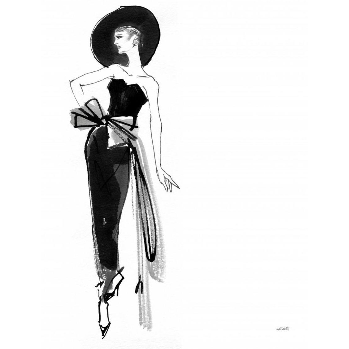 Fifties Fashion IV -Paper Art-24&quotx30"