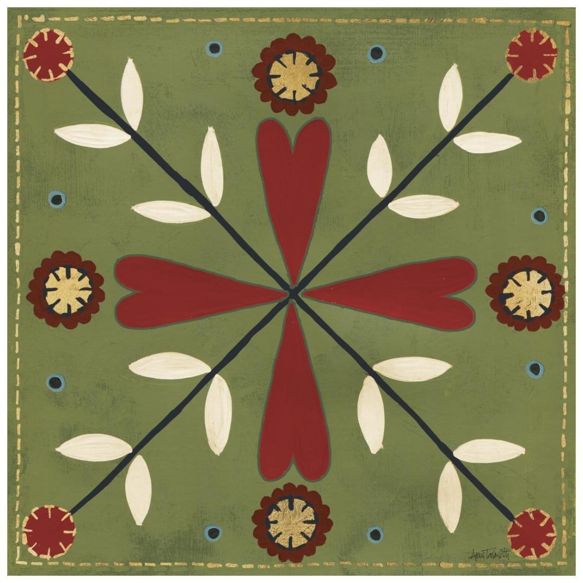 Festive Tiles II -Paper Art-26&quotx26"