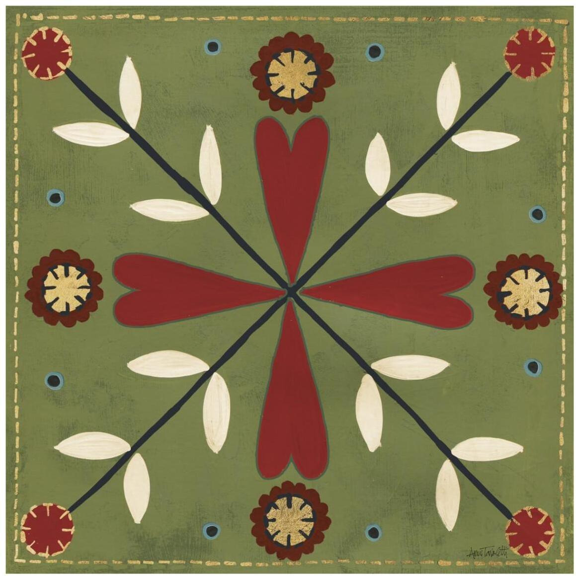 Festive Tiles II -Paper Art-42&quotx42"