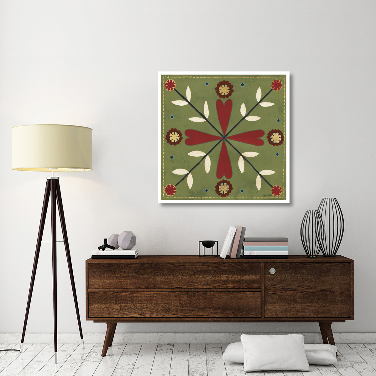 Festive Tiles II -Paper Art-42&quotx42"