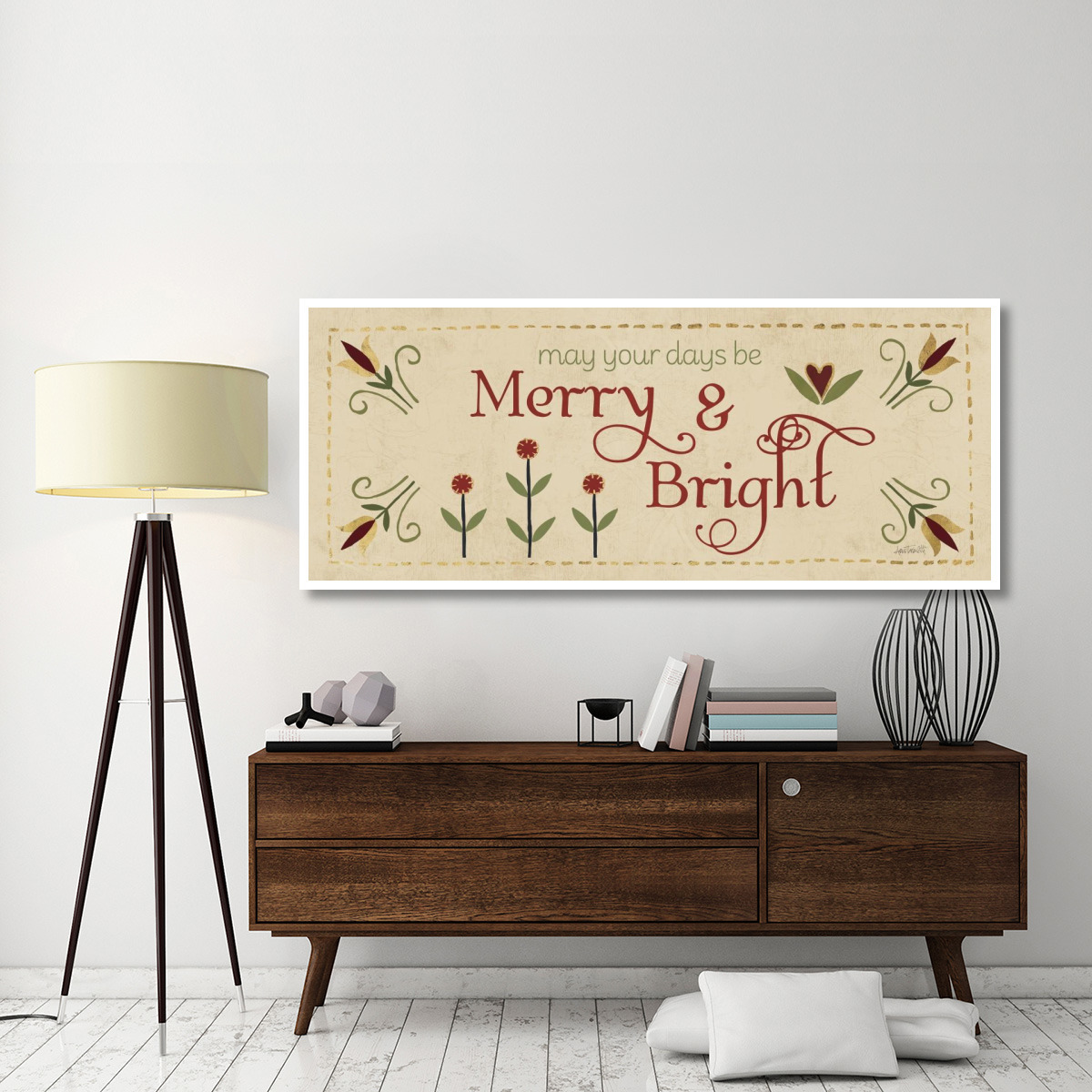 Festive Tiles V -Paper Art-77&quotx32"