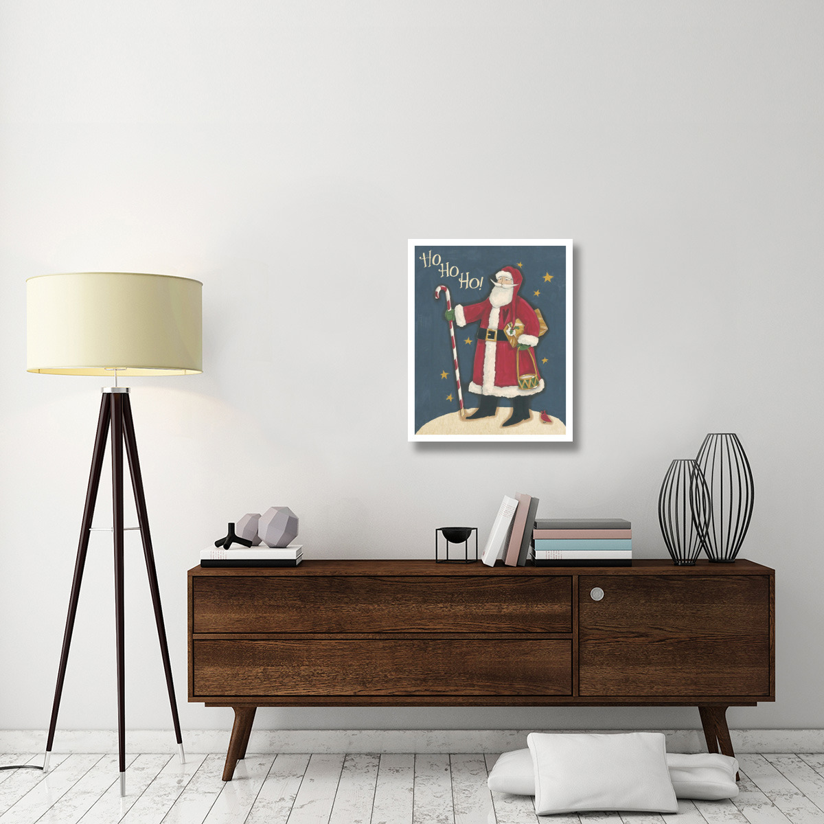 Vintage St.Nick II -Paper Art-24&quotx30"