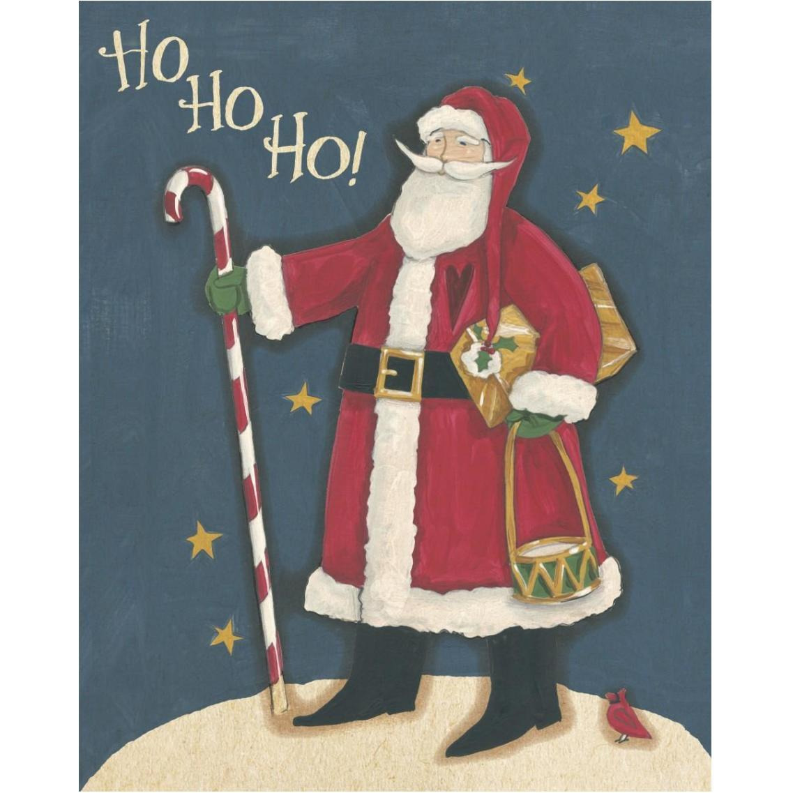 Vintage St.Nick II -Paper Art-30&quotx37"