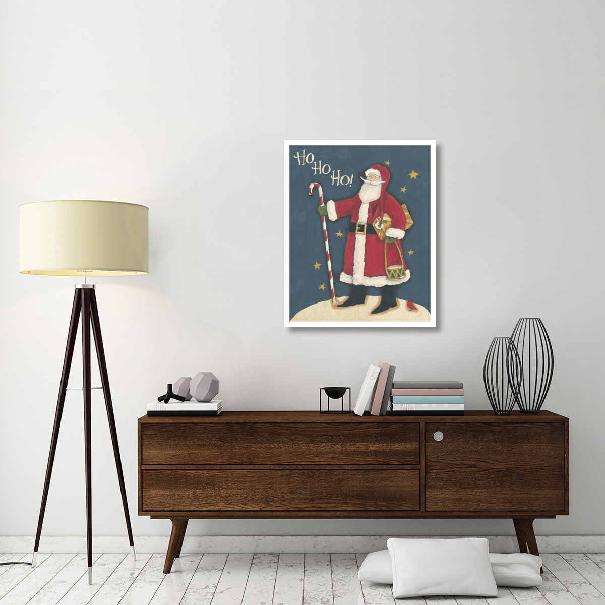 Vintage St.Nick II -Paper Art-30&quotx37"