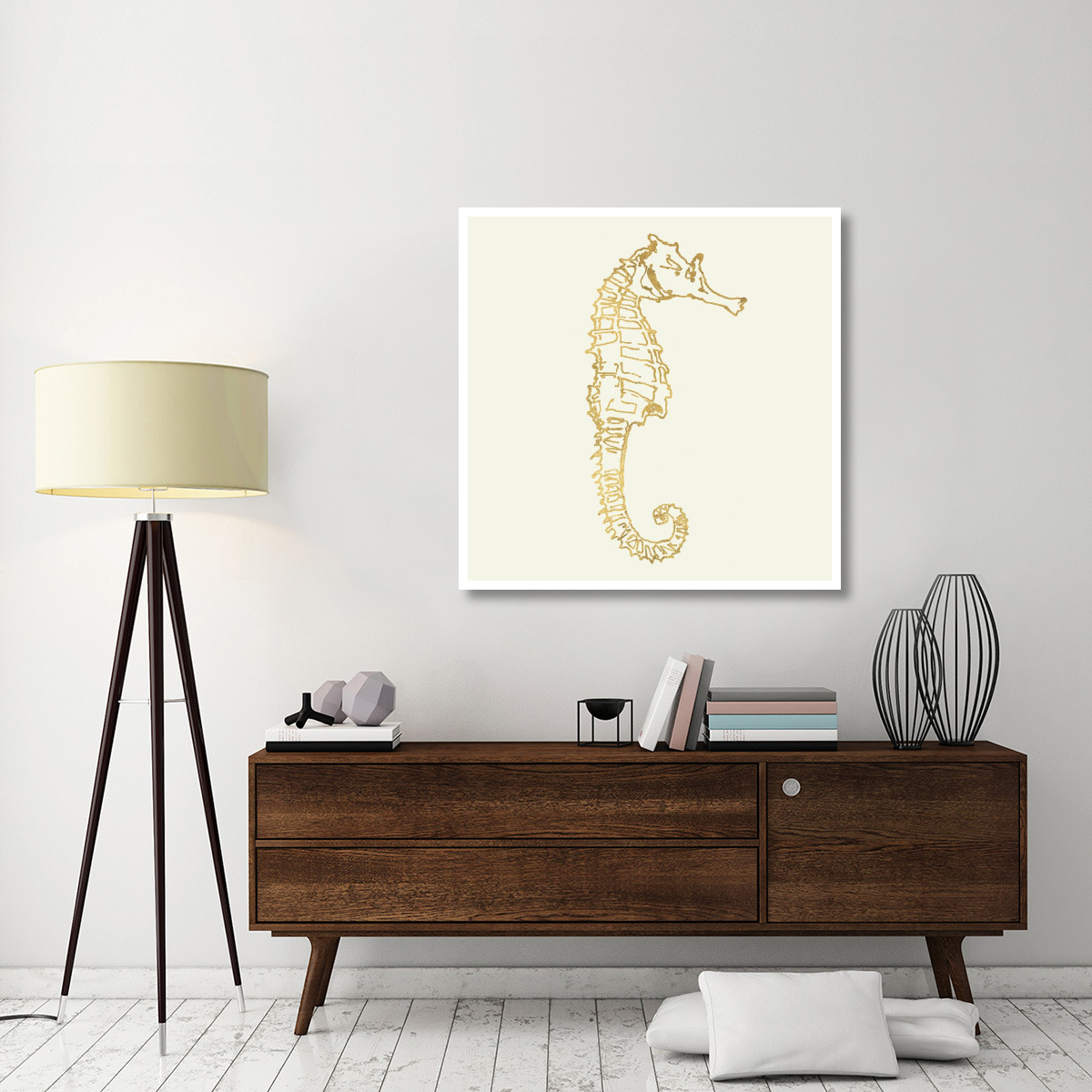 Coastal Breeze Shell Sketches II -Paper Art-42&quotx42"