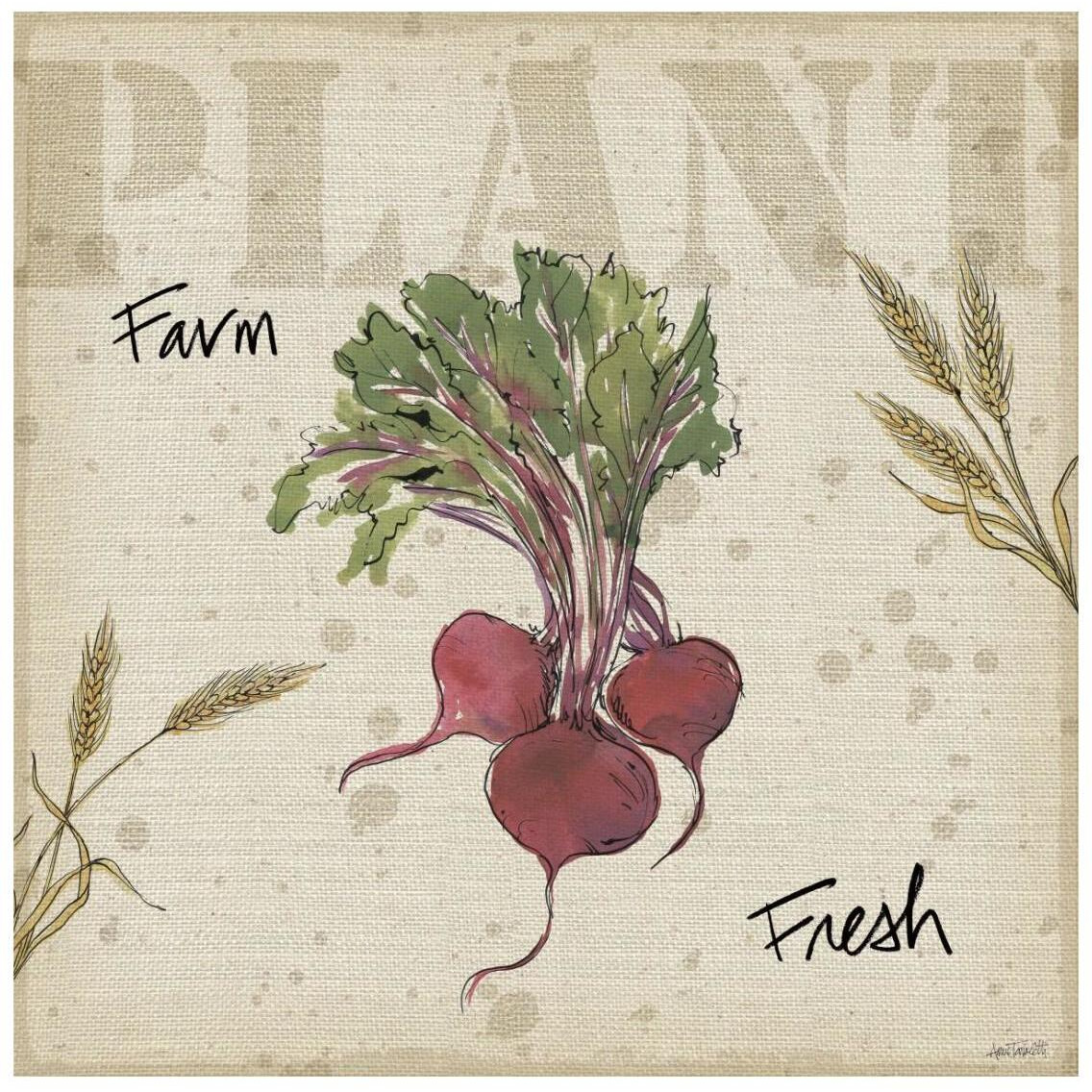 Farmers Feast IV -Paper Art-26&quotx26"