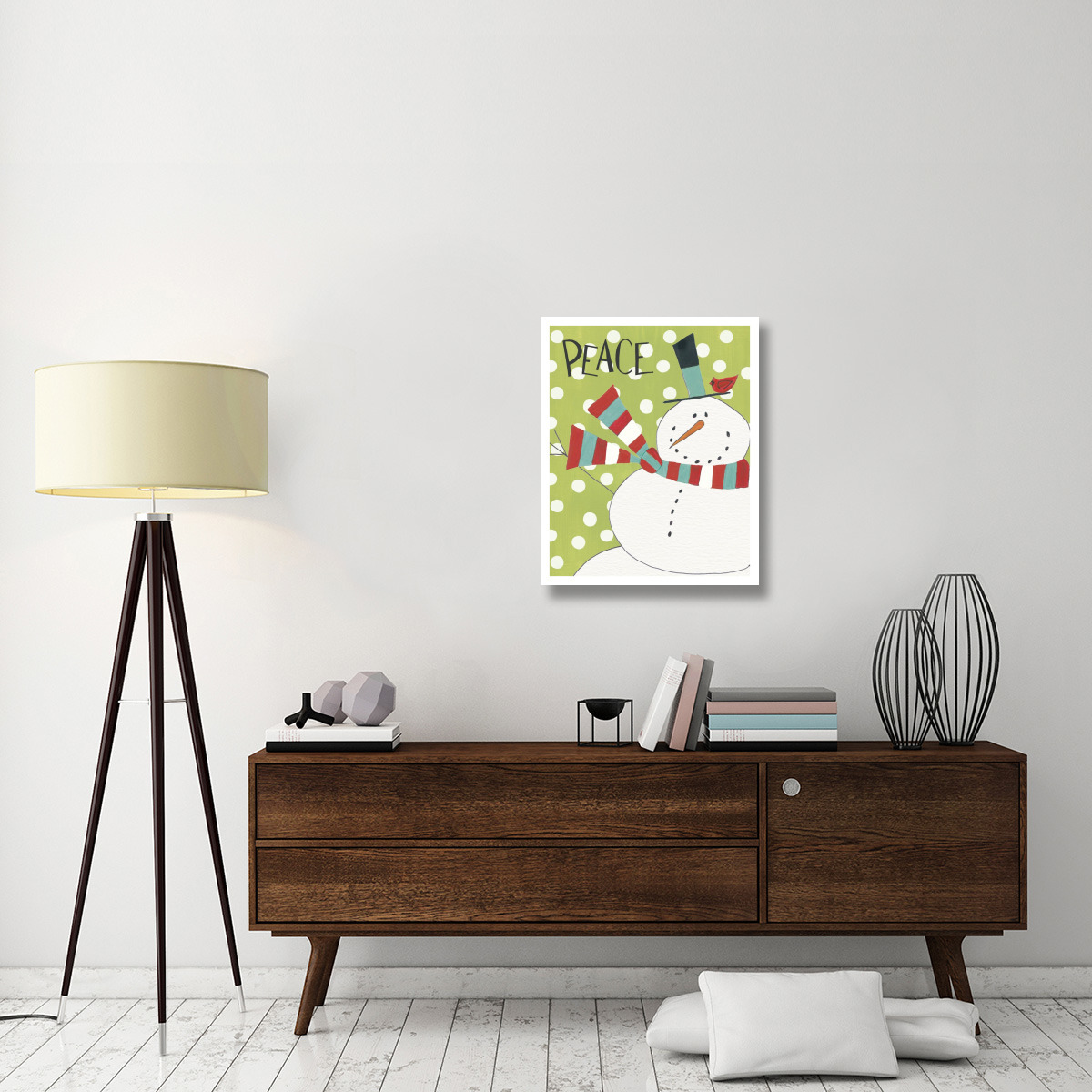 Whimsy Winterland IV -Paper Art-24&quotx30"