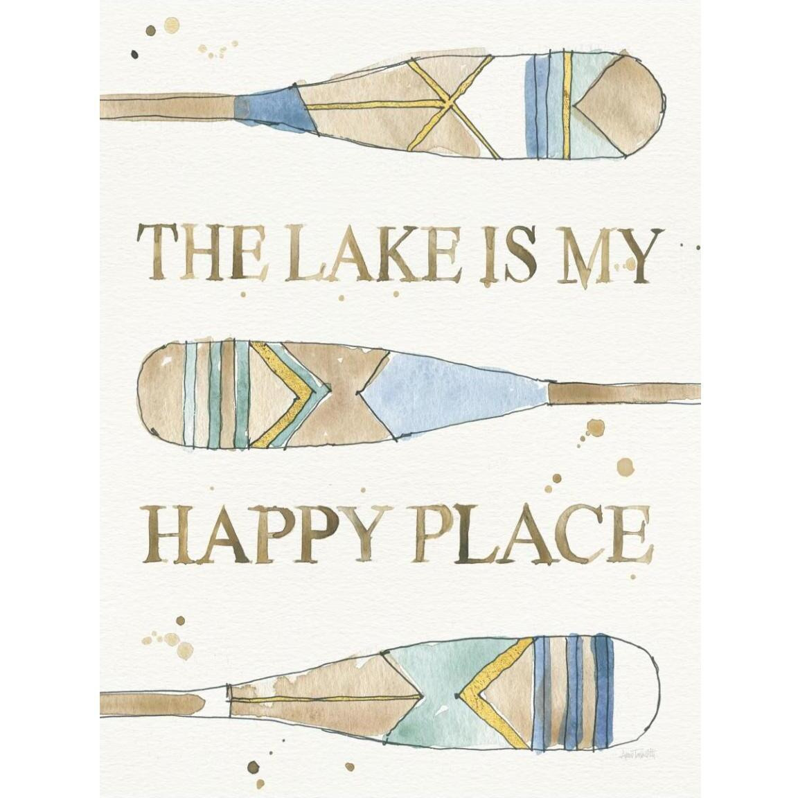 Lakehouse III -Paper Art-38&quotx50"