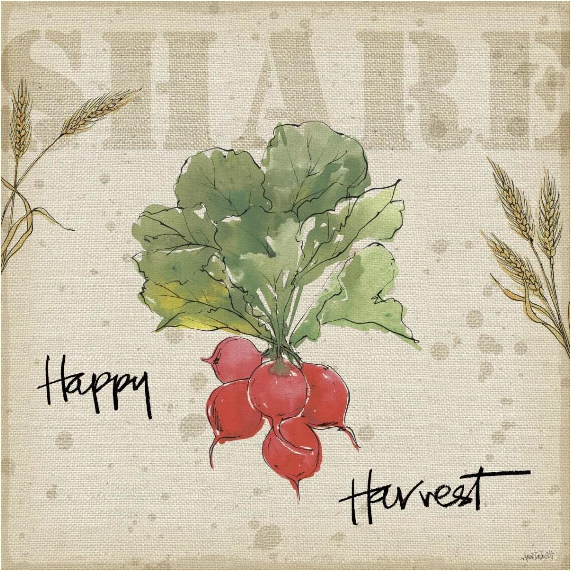 Farmers Feast Harvest II -Paper Art-38&quotx38"