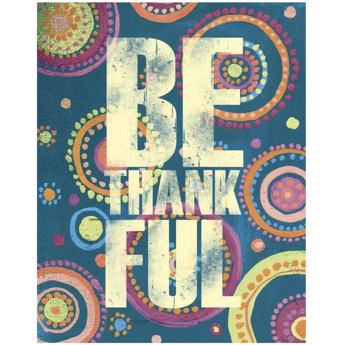 Bright Be Thankful -Paper Art-18&quotx22"