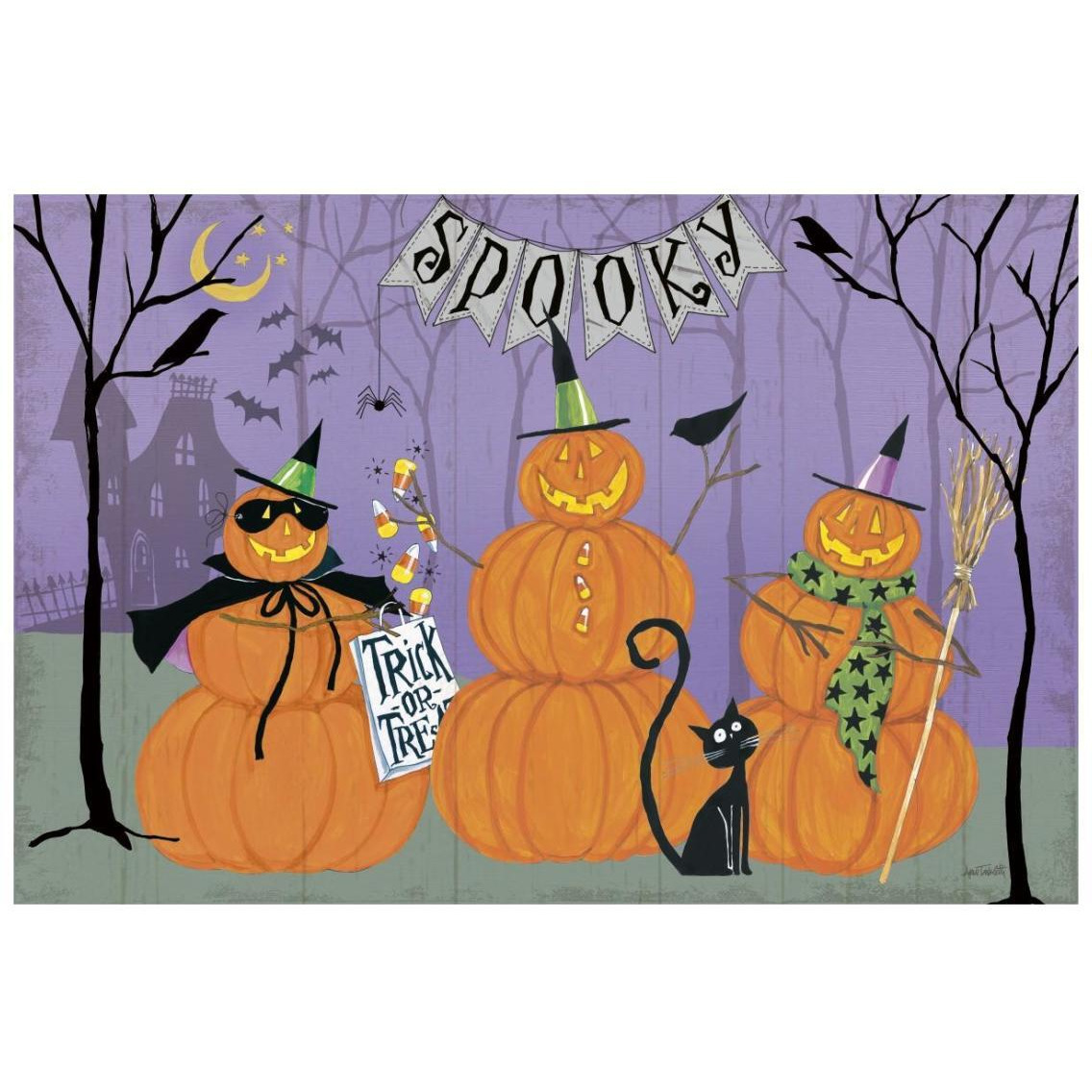 Happy Haunting I -Paper Art-26&quotx18"