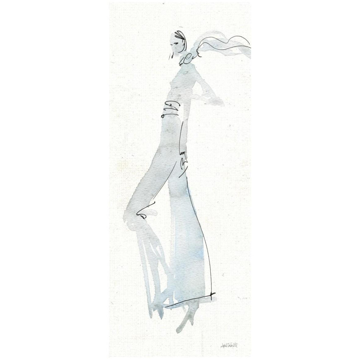 La Fashion III -Paper Art-22&quotx52"