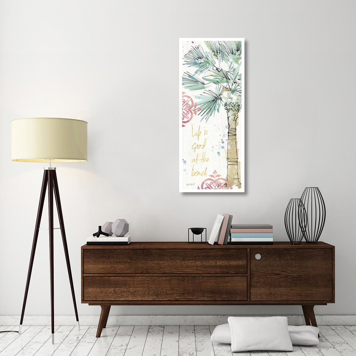 Palm Passion VII -Paper Art-22&quotx52"