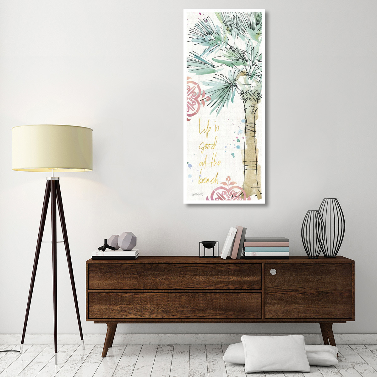 Palm Passion VII -Paper Art-26&quotx62"