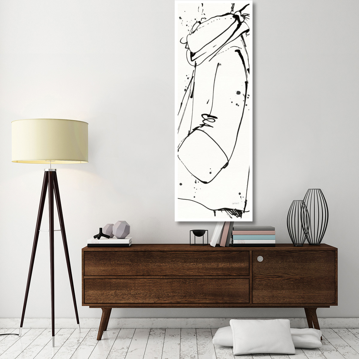 Fashion Strokes VI -Paper Art-26&quotx74"