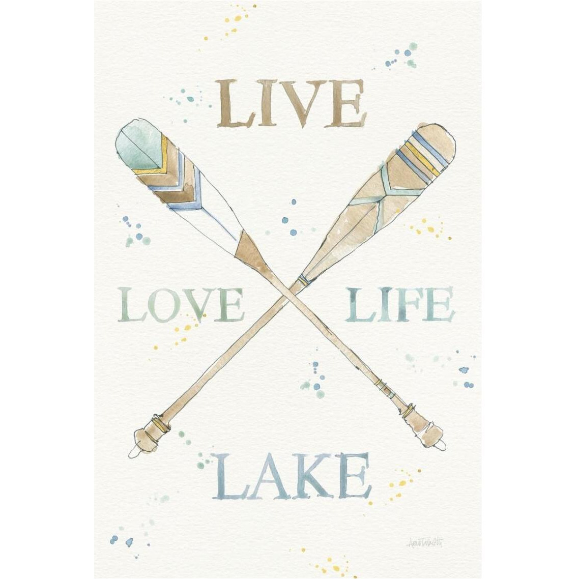 Lakehouse V v2 -Paper Art-26&quotx38"