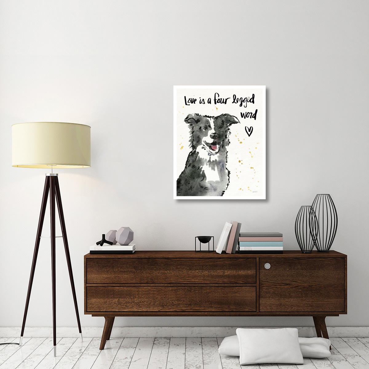 Strike a Paws XI -Paper Art-30&quotx37"