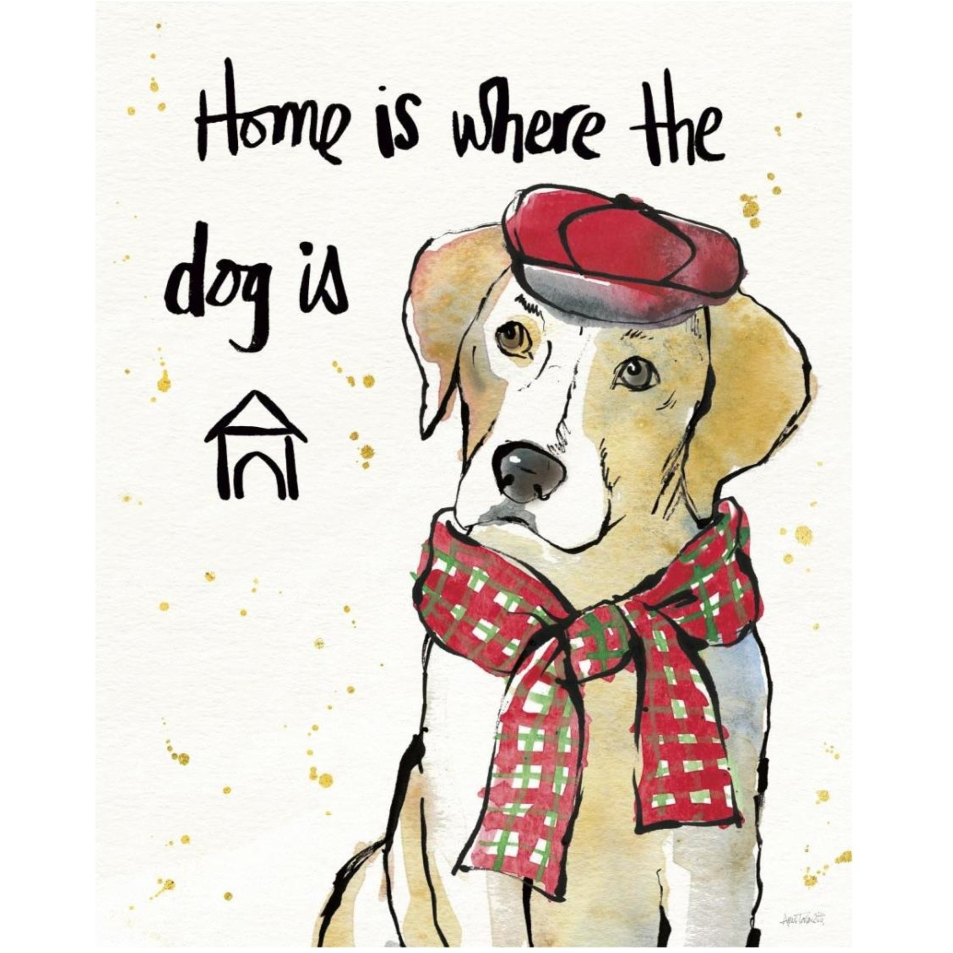 Strike a Paws II Christmas -Paper Art-24&quotx30"