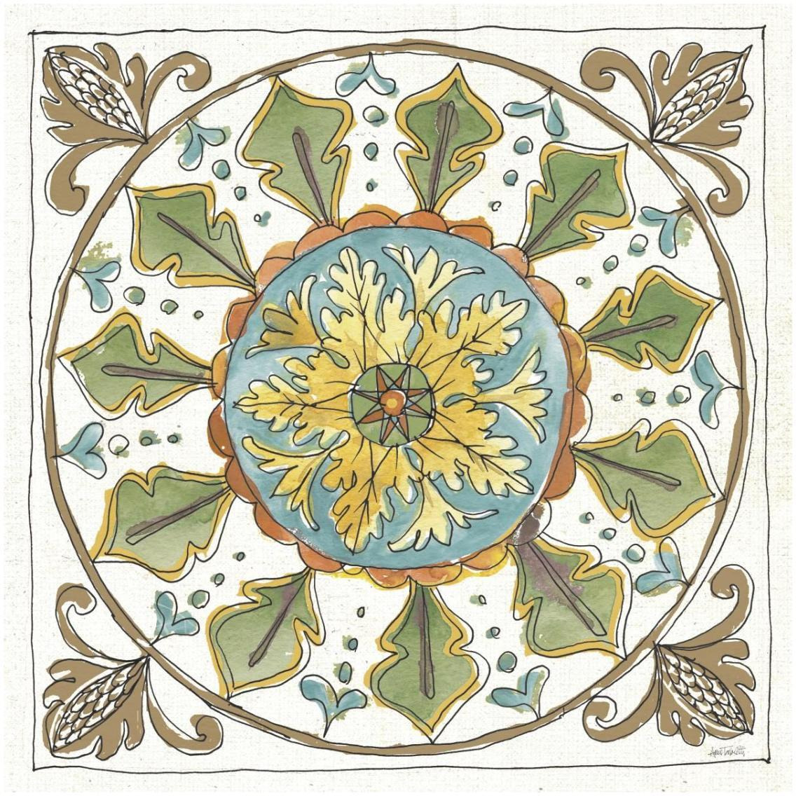 Tuscan Elegance VII -Paper Art-32&quotx32"