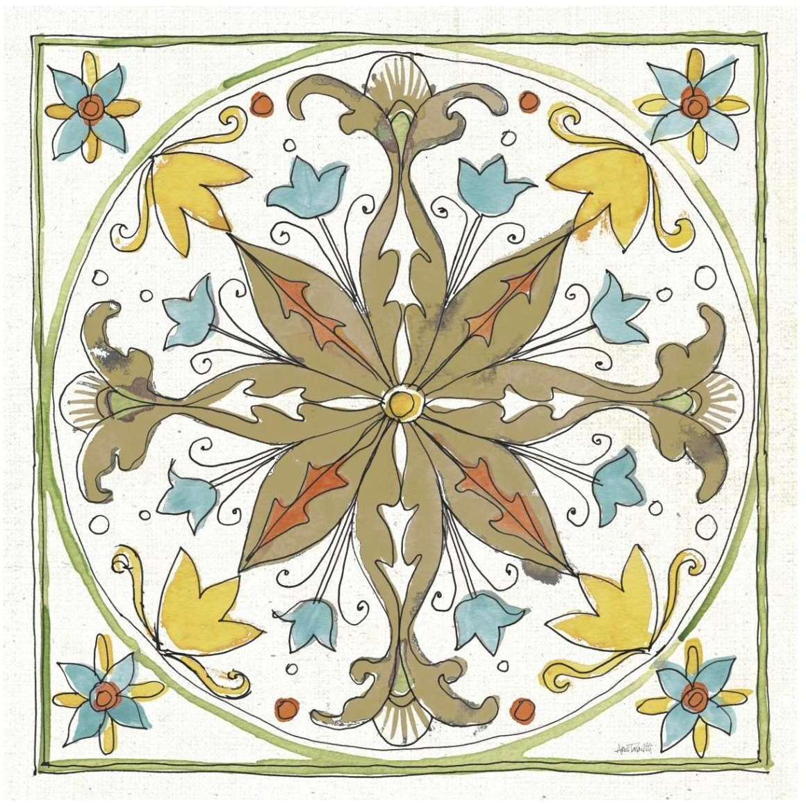 Tuscan Elegance VIII -Paper Art-42&quotx42"